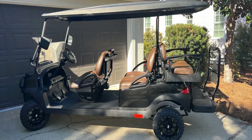 12 sandy paws 25 golf cart